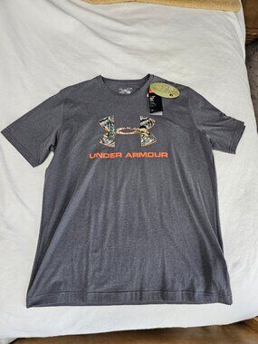 Men's XL Under Armour Tech Camo Fill Logo Short-Sleeve Graphic T-Shirt